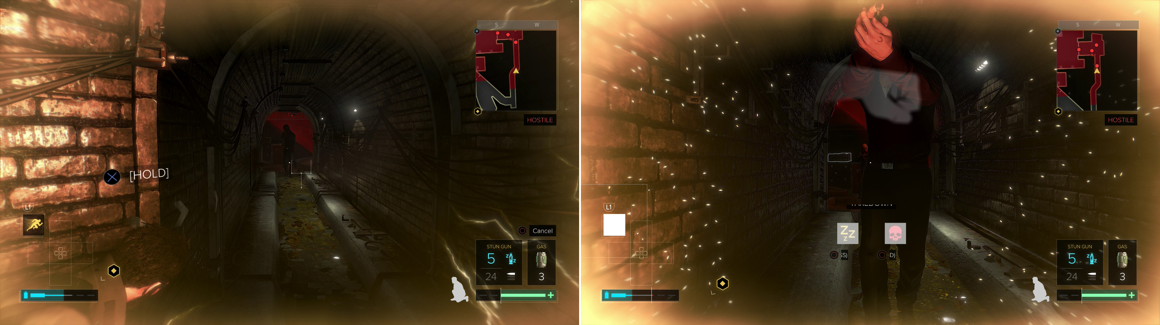 Crouch, hide behind a corner, and charge up “Icarus Dash” (left), then smash the first enemy that comes close to earn the “Ramming Speed!!!” trophy/achievement (right).