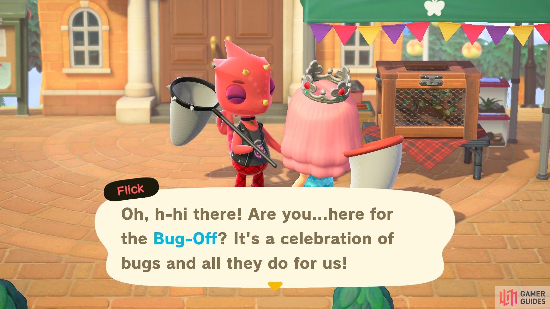 Flick runs the seasonal Bug-Off Events.