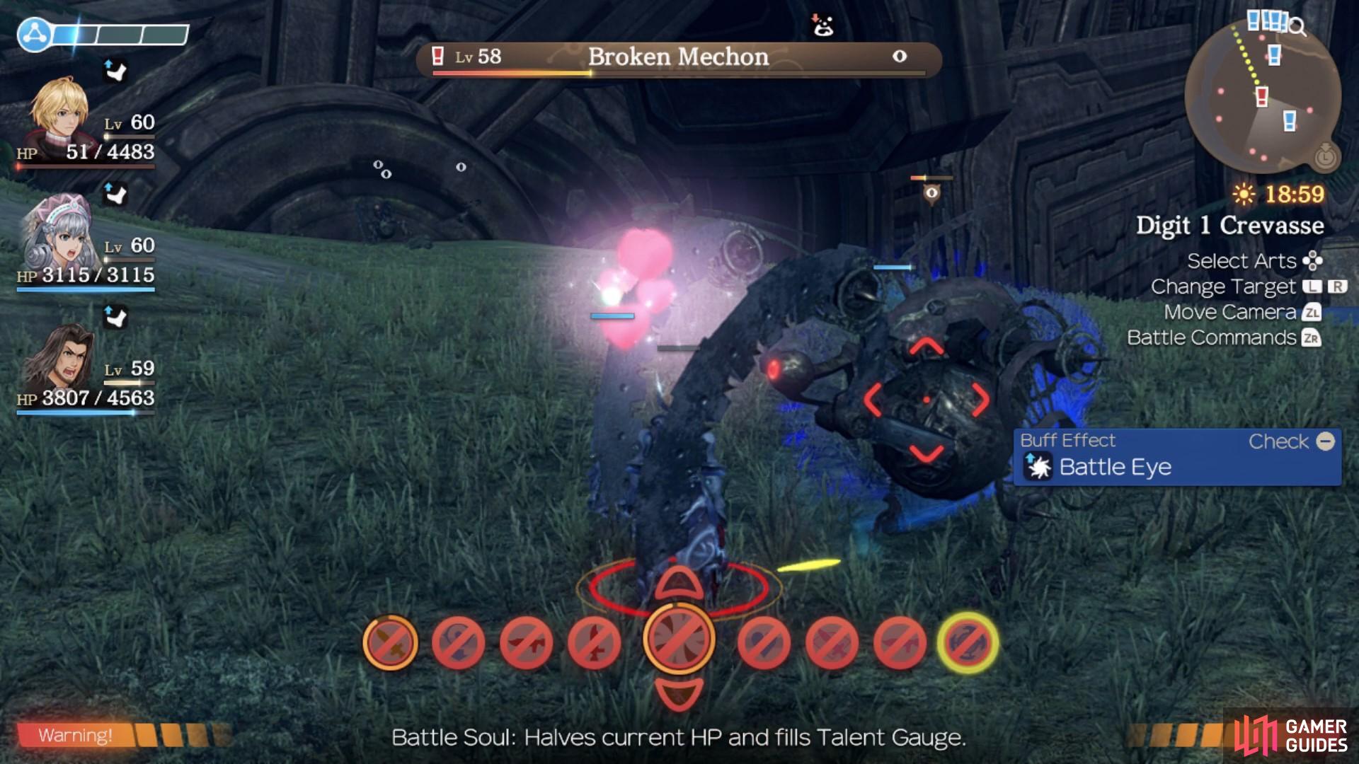 The Broken Mechon is a quest exclusive Mechon enemy.