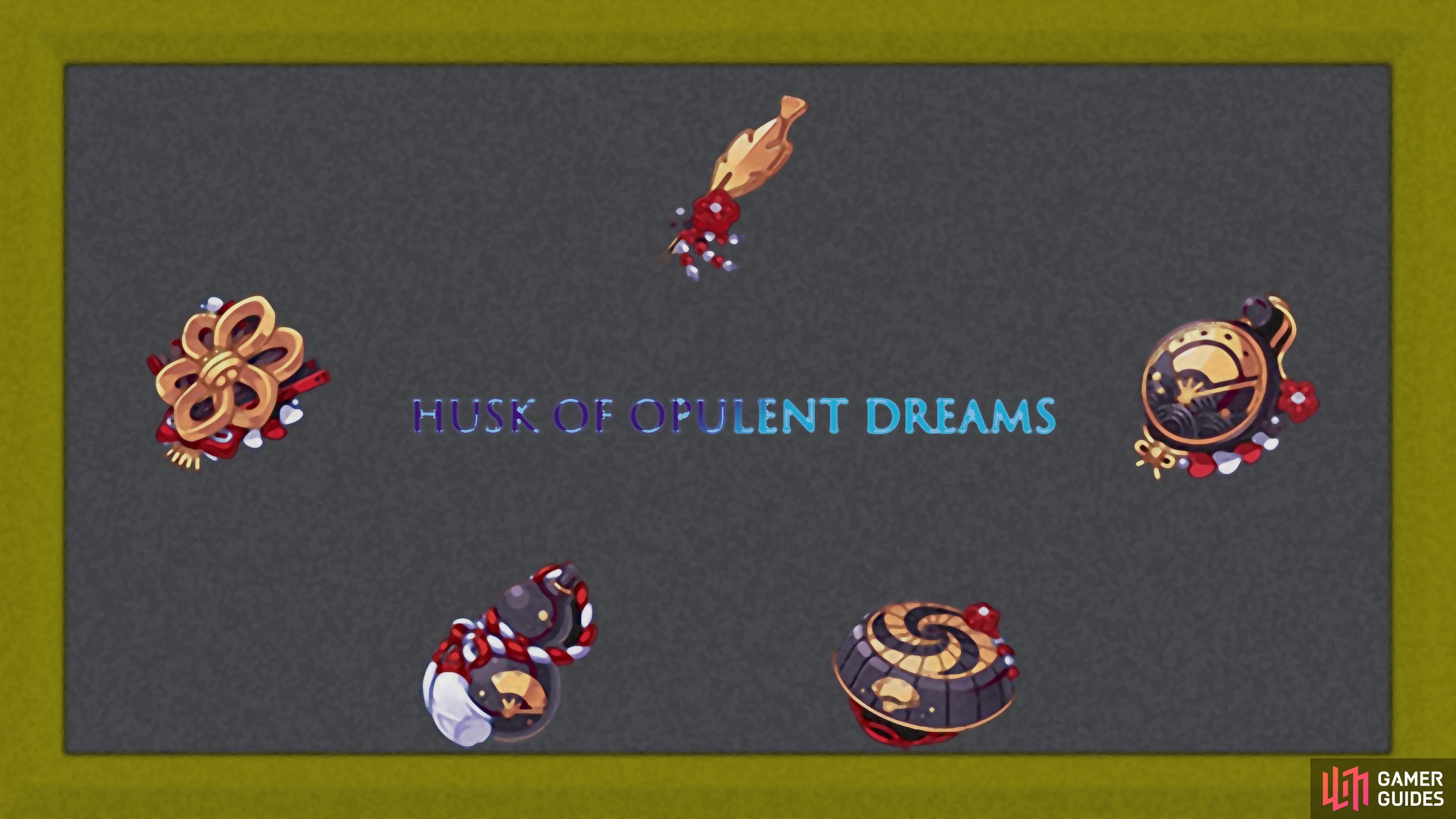 Husk of Opulent Dreams Artifact Set.