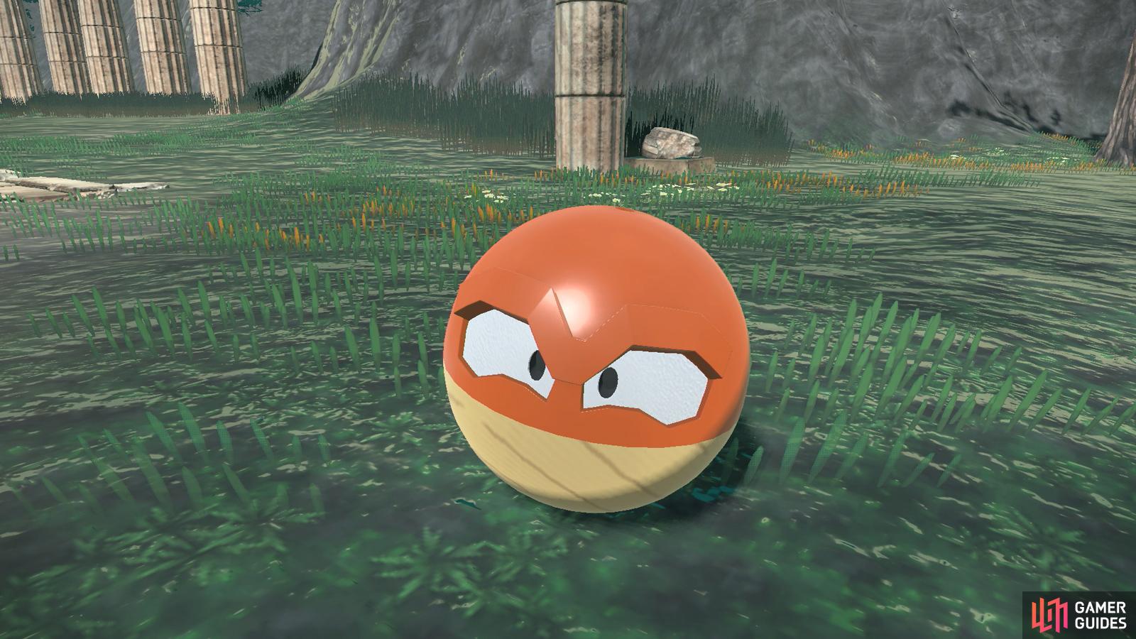 Hisuian Voltorb (Credit: The Pokémon Company).