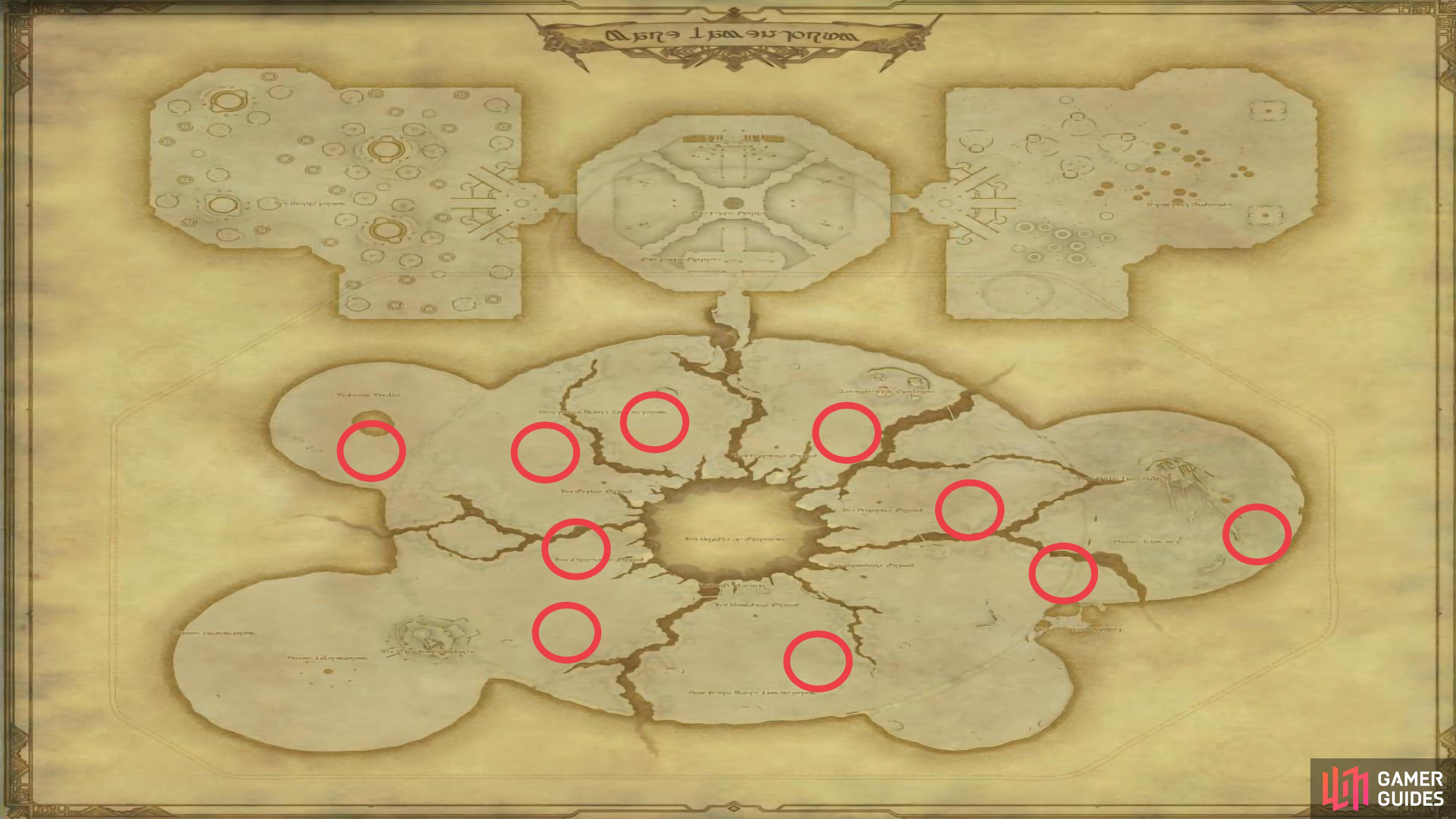 Lunatender Queen Spawn Locations.