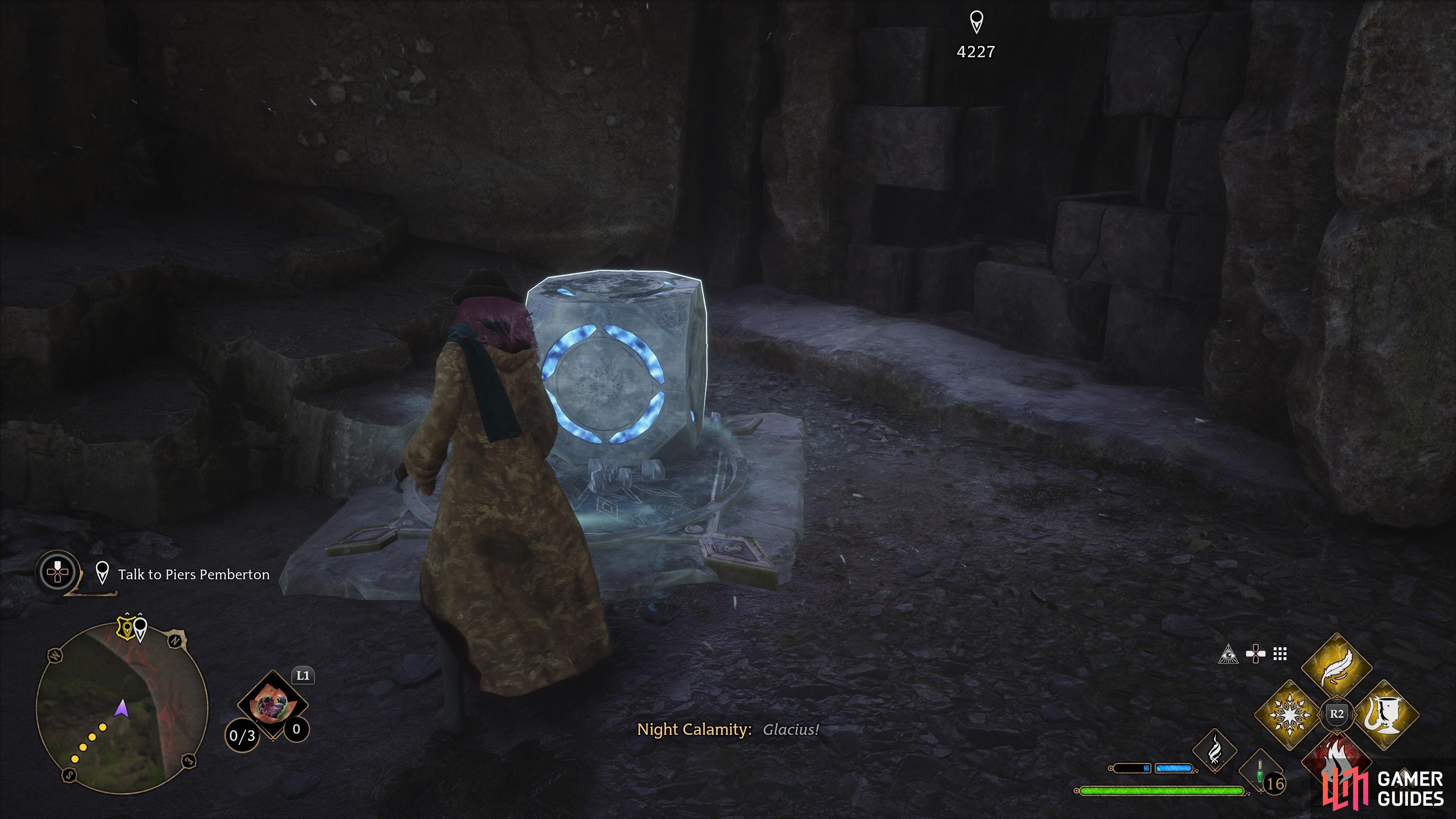 Glacius puzzle cube in Cragcroftshrire.