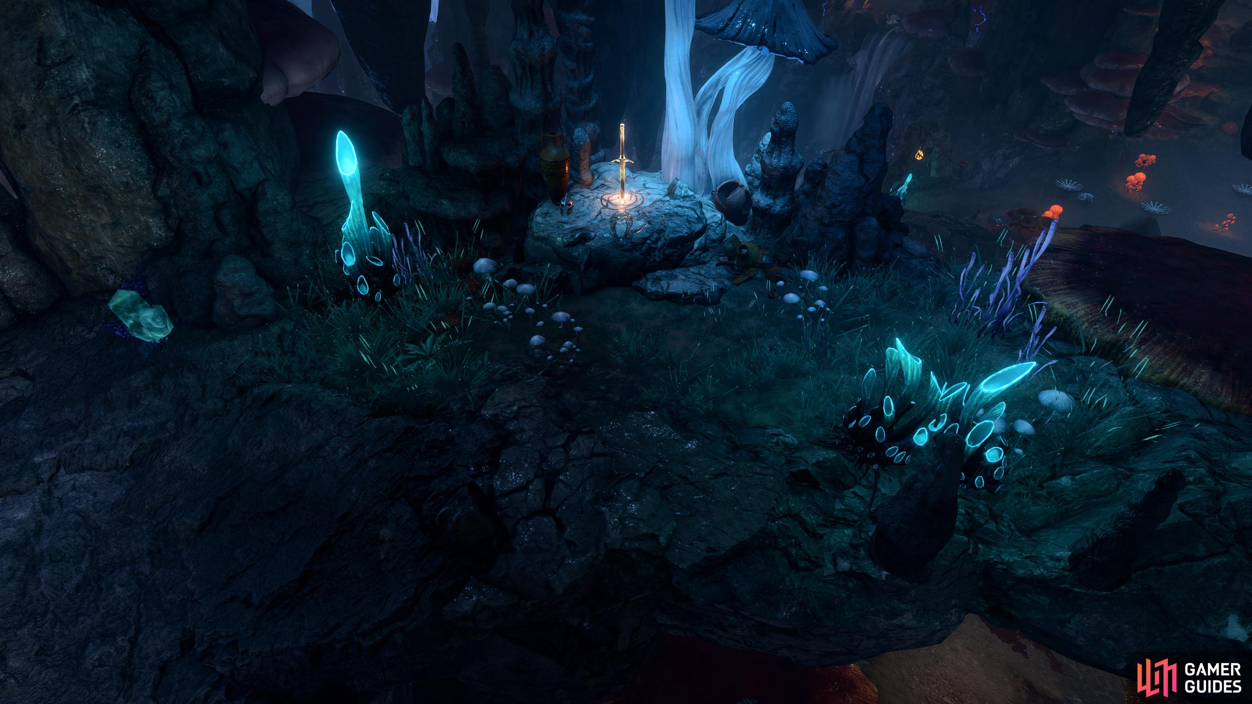 You can find Phalar Aluve glowing golden in the dark just west of the Selunite Outpost.