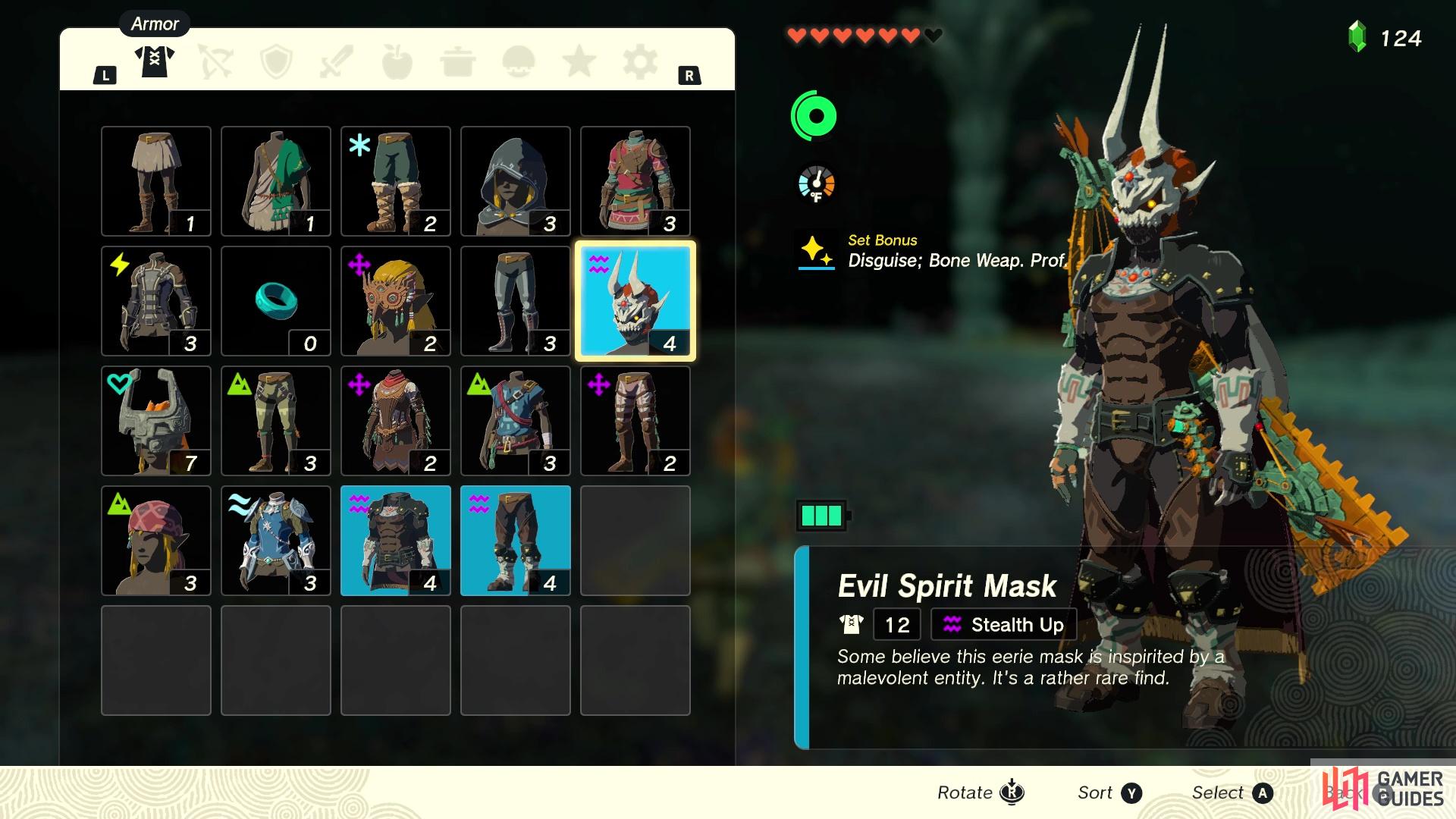 The Evil Spirit armor set