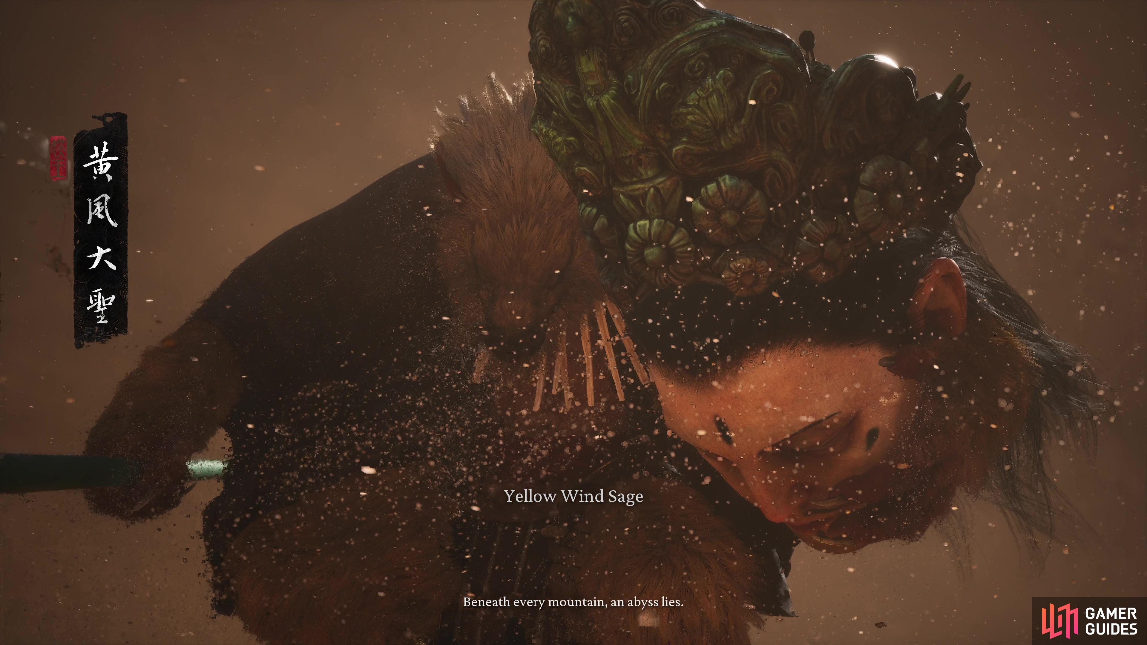 The Yellow Wind Sage is the final boss of Chapter 2.