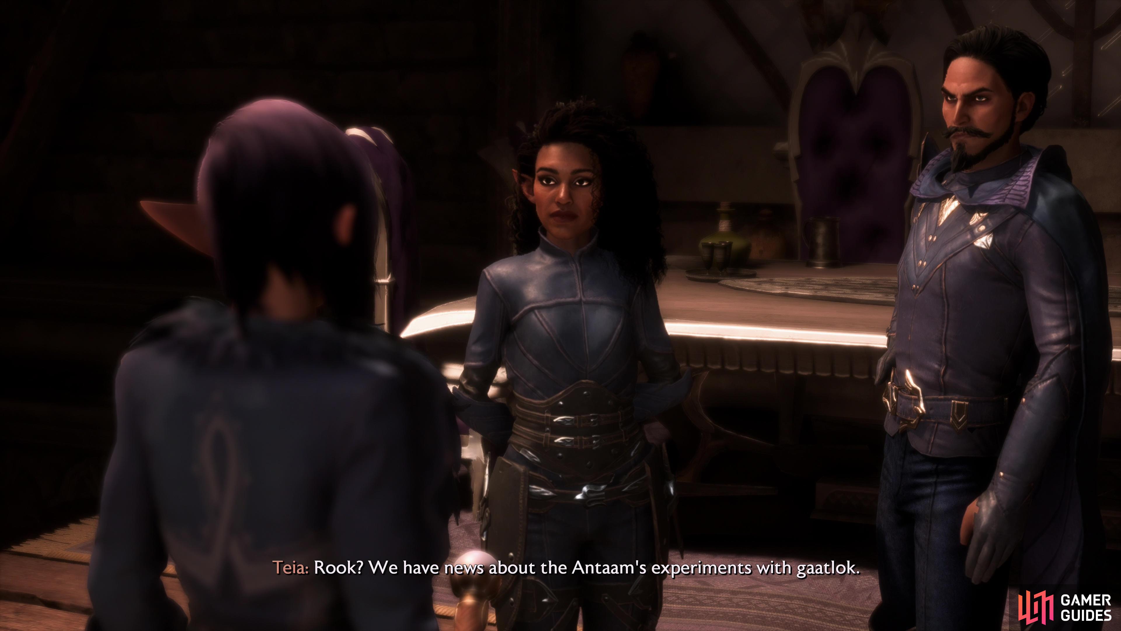 Talk to Teia and Viago after “Bloodbath” to start this quest back up.