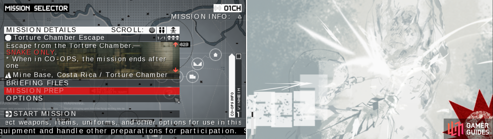 No Mission Prep in this OPS for obvious reasons. Make sure to tap triangle as fast as possible.