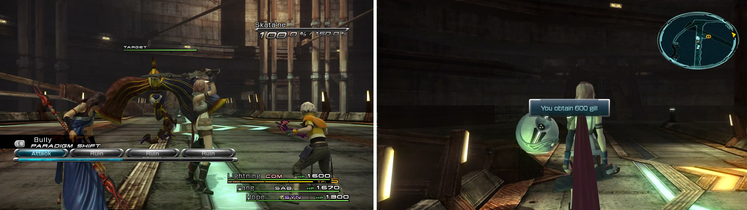 Skata’ne encounter (left) and 600 Gil location (right).