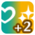 "HP/Lck +2" icon